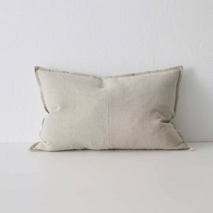 Como Linen 40x60cm Stonewash European Linen Cushion - Cotier Classiqué