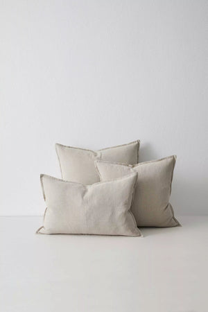 Como Linen 50x50cm Stonewash European Linen Cushion - Cotier Classiqué