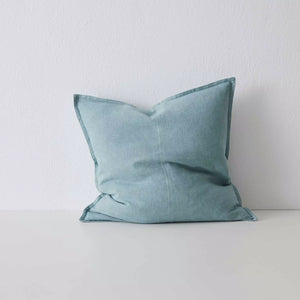 Como Mineral 50x50cm Stonewash European Linen Cushion - Cotier Classiqué